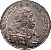 1 Riksdaler - Frederick I Type V obverse image