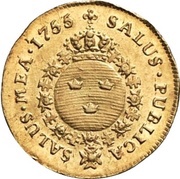 ½ Dukat - Adolf Fredrik reverse image