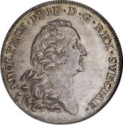 1 Riksdaler - Adolf Fredrik obverse image