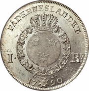 1 Riksdaler - Gustav III, Sweden, 1779-1792 reverse image