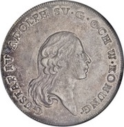 1 Riksdaler - Gustav IV Adolf 2nd portrait obverse image