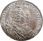 1½ Riksdaler - Frederick I and Ulrika Eleonora obverse image