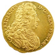 1 Ducat - Frederick I King's Monogram Type 2 obverse image