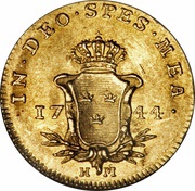 1 Ducat - Frederick I, Sweden, 1734-1747 reverse image