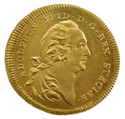1 Ducat - Adolf Fredrik Östra silverberget obverse image