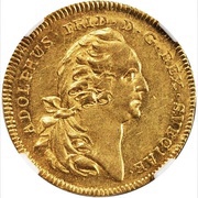 1 Ducat - Adolf Fredrik obverse image