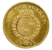 1 Ducat - Gustav IV Adolf 1st portrait, Sweden, 1793-1795 reverse image