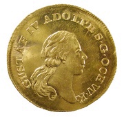 1 Ducat - Gustav IV Adolf 2nd portrait; Småland obverse image