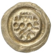Denier Bracteate - Ottokar II medium, Bohemia, 1260-1278 reverse image