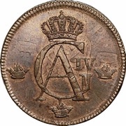 1 Skilling - Gustav IV Adolf obverse image