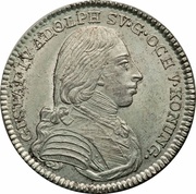 ⅙ Riksdaler - Gustav IV Adolf 3rd portrait obverse image
