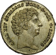 ⅙ Riksdaler - Charles XIV Johan obverse image