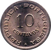 10 Centavos reverse image