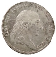 ⅓ Riksdaler - Carl XIII Type I obverse image