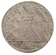 ⅓ Riksdaler - Carl XIII Type I, Sweden, 1818 reverse image