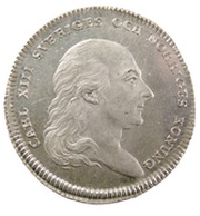 ⅓ Riksdaler - Carl XIII Type II obverse image