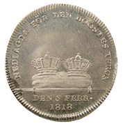 ⅓ Riksdaler - Carl XIII Type II, Sweden, 1818 reverse image