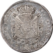 ⅓ Riksdaler - Carl XIV Johan, Sweden, 1827-1829 reverse image