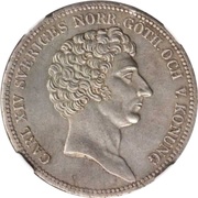 1 Riksdaler - Carl XIV Johan obverse image