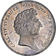 1 Riksdaler - Carl XIV Johan obverse image