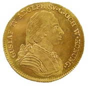 1 Ducat - Gustav IV Adolf 3rd portrait; Småland obverse image
