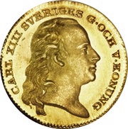 1 Ducat - Carl XIII without "NORR" obverse image