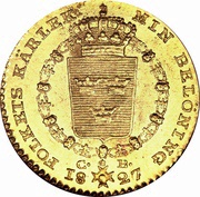 1 Ducat - Charles XIV Johan reverse image