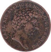 ⅙ Skilling - Charles XIV Johan Pattern strike obverse image