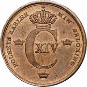⅓ Skilling Banco - Carl XIV Johan obverse image