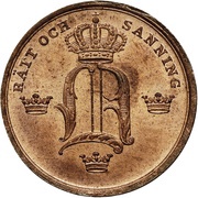 ⅓ Skilling Banco - Oscar I obverse image