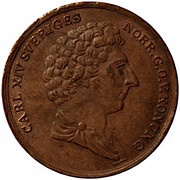 ¼ Skilling - Carl XIV Johan obverse image