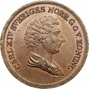 ⅔ Skilling Banco - Carl XIV Johan obverse image