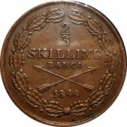 ⅔ Skilling Banco - Oscar I large head reverse image