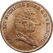 1 Skilling Banco - Carl XIV Johan obverse image