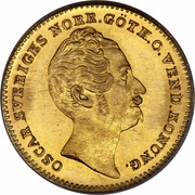 1 Ducat - Oscar I small head obverse image