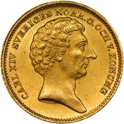 2 Dukater - Carl XIV Johan obverse image