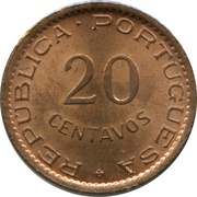 20 Centavos reverse image
