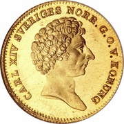 4 Dukater - Carl XIV Johan obverse image