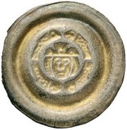 Denier Bracteate - Ottokar II medium, Bohemia, 1260-1278 reverse image