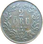 2 Öre - Oscar I reverse image