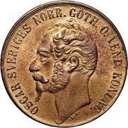 5 Öre - Oscar I obverse image