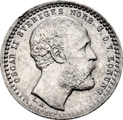 10 Öre - Oscar II obverse image