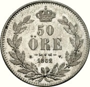 50 Öre - Carl XV reverse image