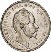 1 Riksdaler Specie / 4 Riksdaler Riksmynt - Oscar I short goatee obverse image
