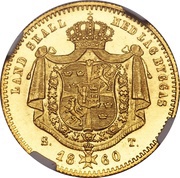 1 Ducat - Carl XV reverse image