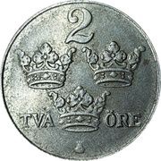 2 Öre - Gustaf V reverse image