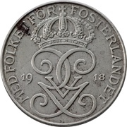 5 Öre - Gustaf V obverse image