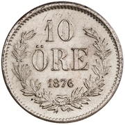 10 Öre - Oscar II reverse image