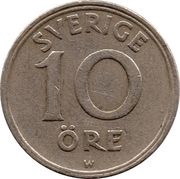 10 Öre - Gustaf V reverse image