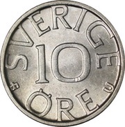 10 Öre - Carl XVI Gustaf reverse image